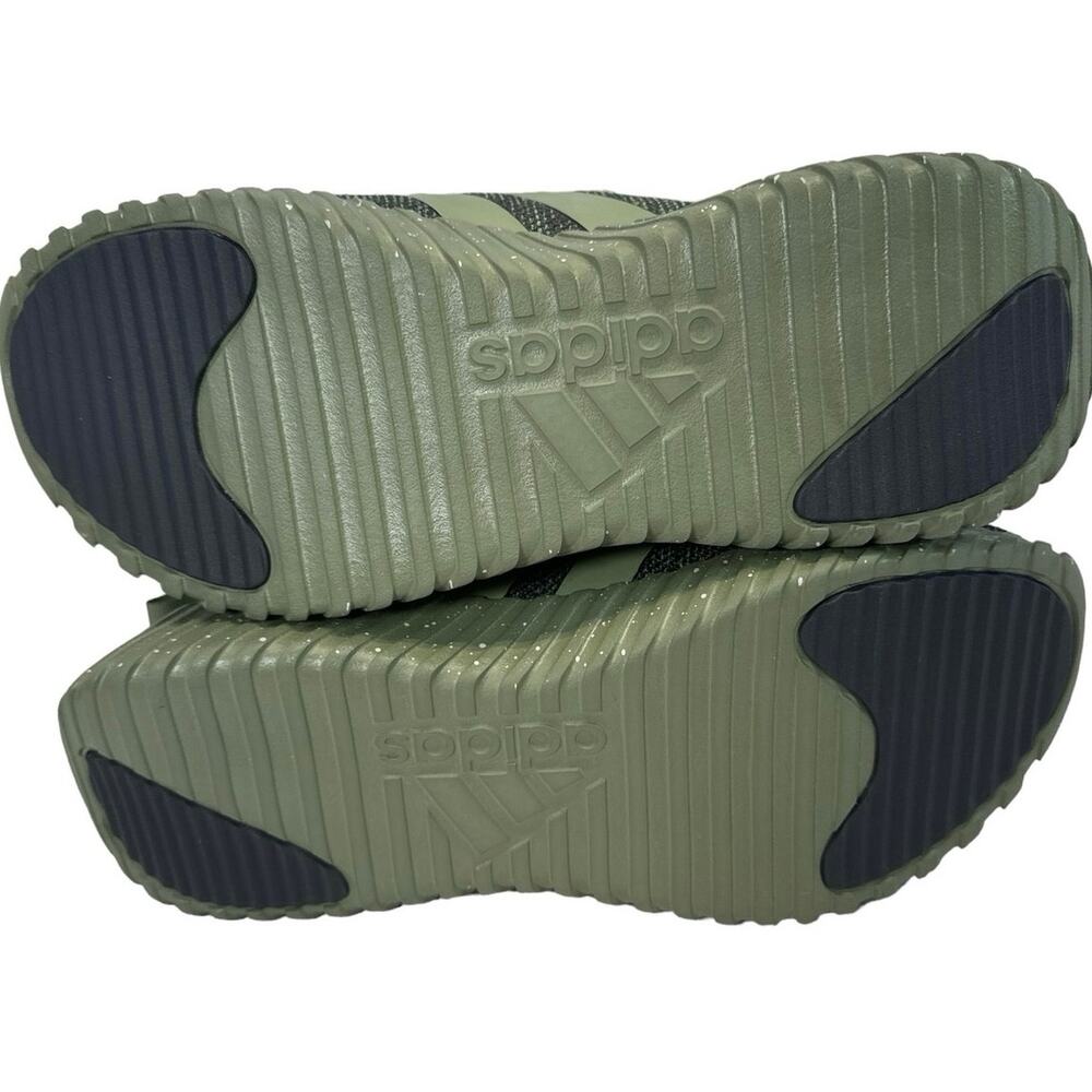 Adidas Kaptir 3.0 Wide Mens Running Shoes Olive Green ID7900 Size 10.5 W - Picture 5 of 7